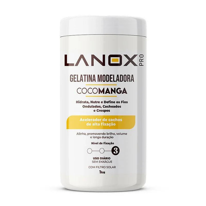 Gelatina Lanox CocoManga - 1kg - Trihair Cosméticos